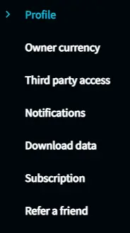 Exirio: your account Settings (2)